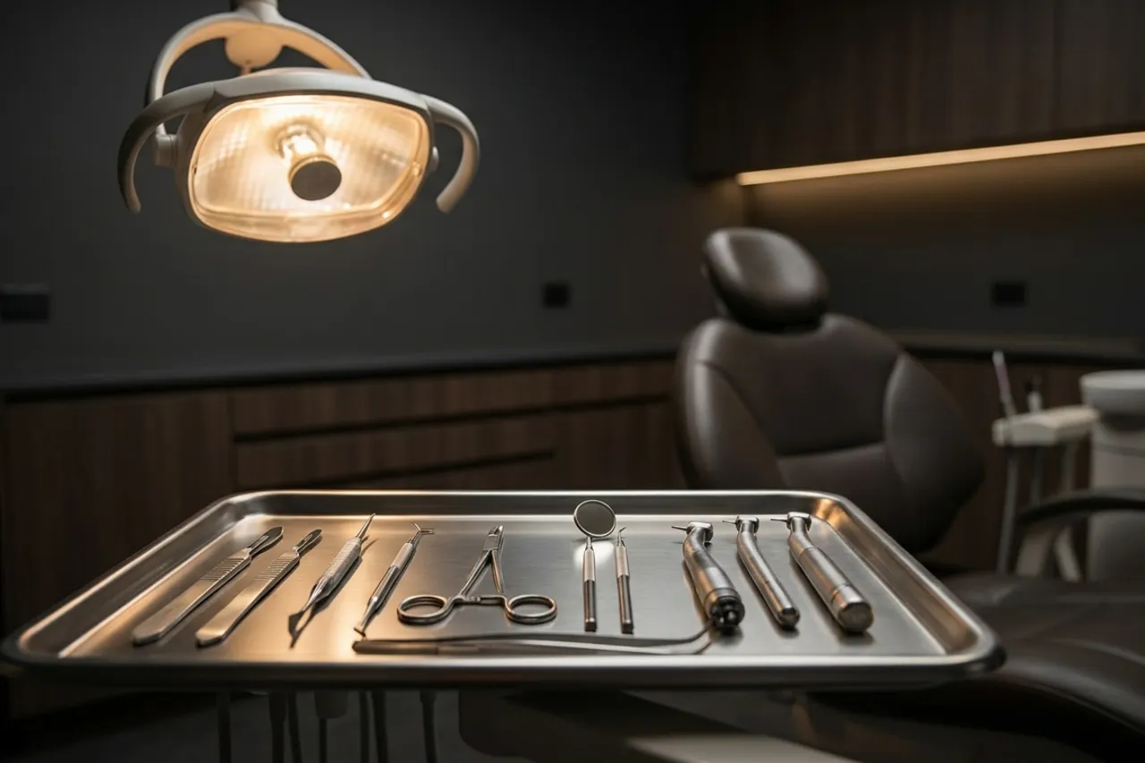 Instrumental cirúrgico periodontal em consultório